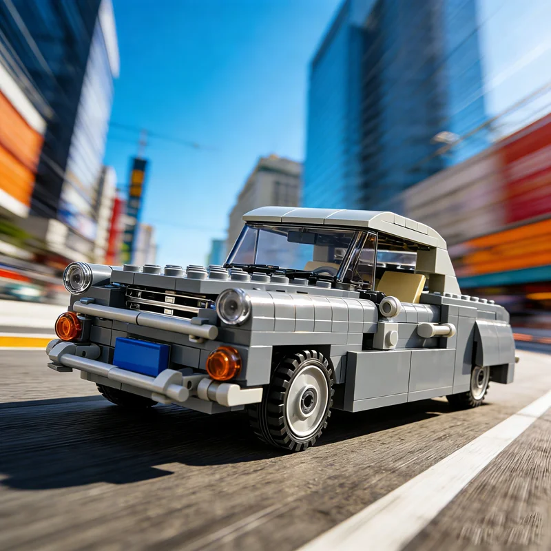 

240pcs MOC Cars Columbo S Car Model Building Blocks Architecture Creative Toys Christmas Gifts DIY Idea Education Brick