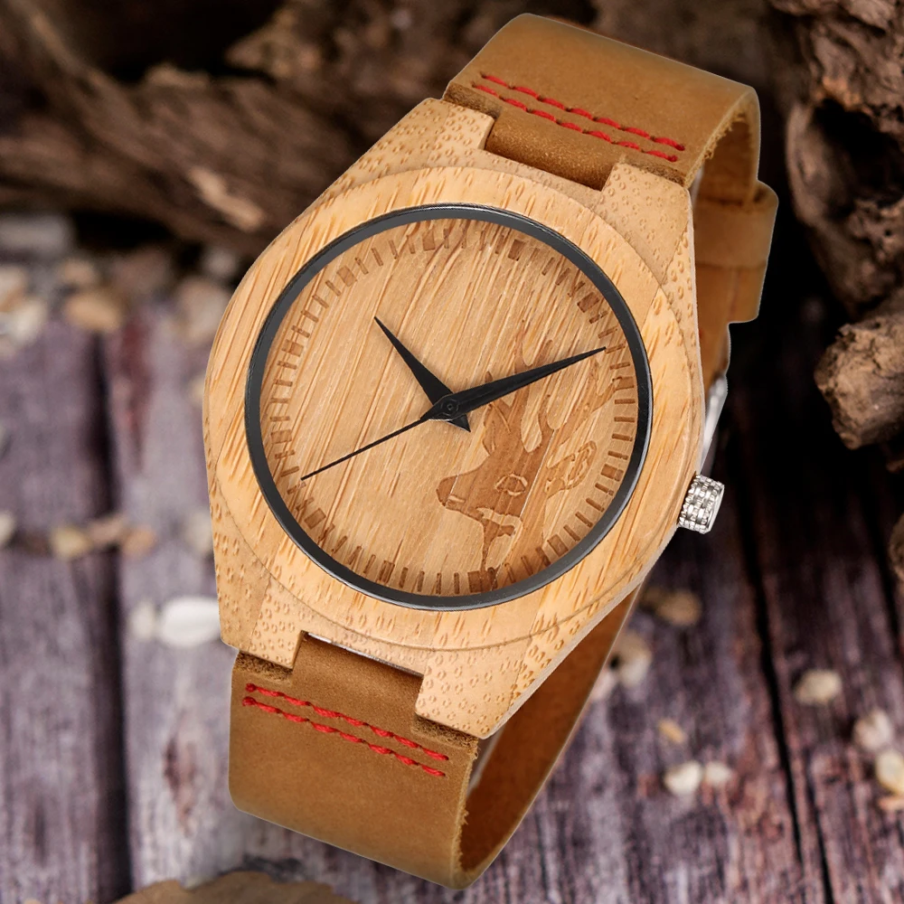 Модные деревянные часы, деловые японские кварцевые часы, высококачественные часы из натурального дерева, скандинавские минималистичные подарки