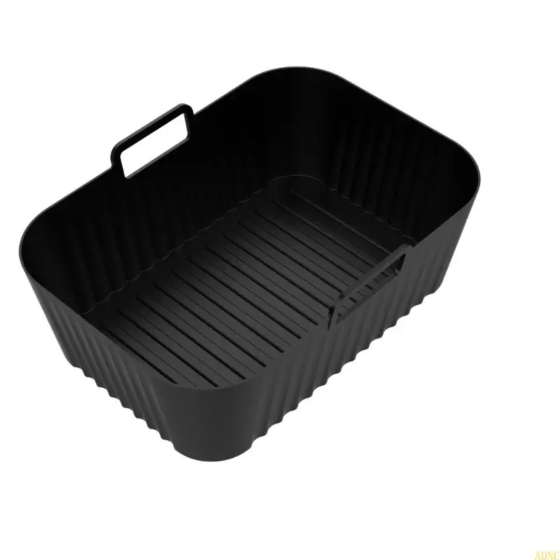 A0NC 2PCS مقاوم للحرارة إكسسوارات طهي الهواء مقاوم للحرارة أحواض الطبخ آمنة