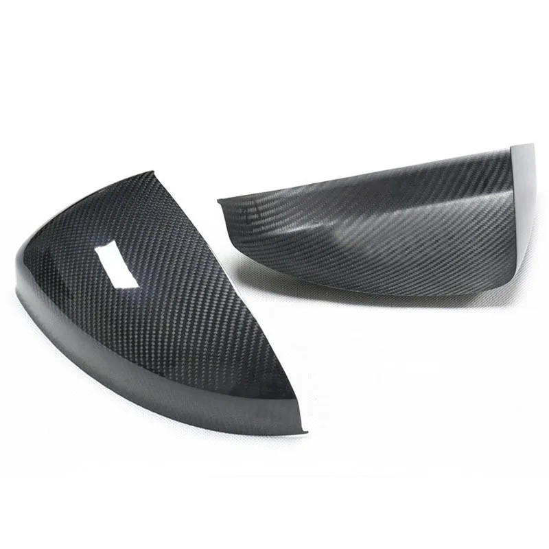 Real Dry Carbon Fiber Rearview Mirror Shell Mounted Reversing Cover Suitable for Audi's New TT TTS R8