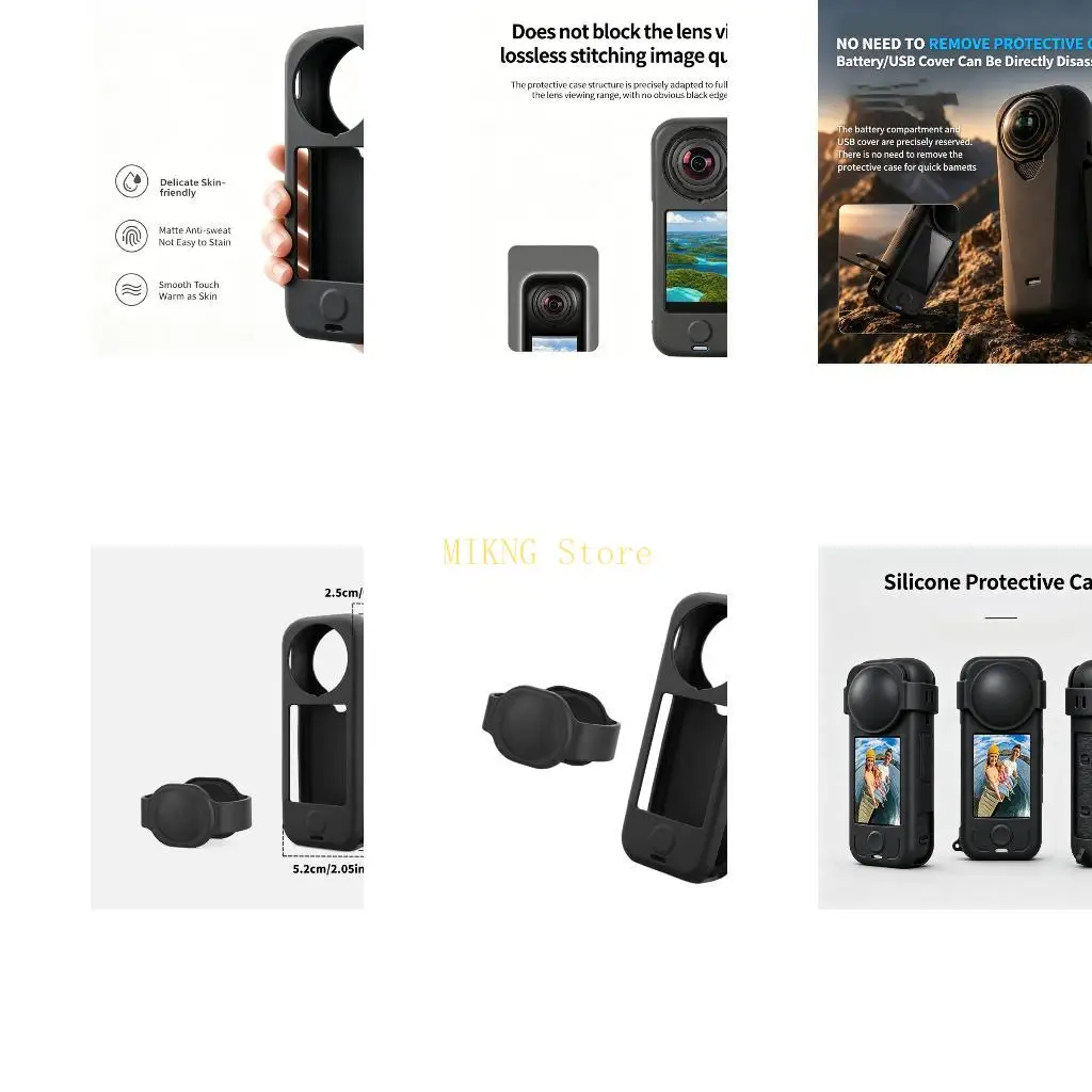 Shock Absorbing Silicone Case Skin For X4 Air Camera Guard Easy To Install And Remove Lens Cover Perfect Fit And Grip Best Sale