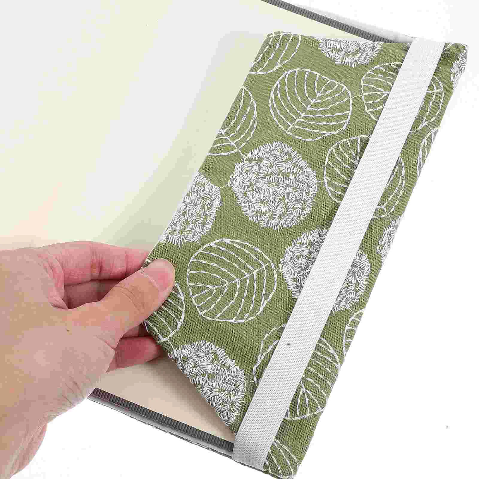 Couvertures de livres extensibles réutilisables pour livres de poche Couvertures de livres en tissu doux Couverture de livre en tissu lavable pour protéger les journaux Notebo