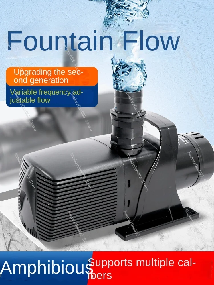 Courtyard Fish Pond Ac Pump 220V High-Lift Water Curtain Wall Circulating High-Power Amphibious Submersible Pump