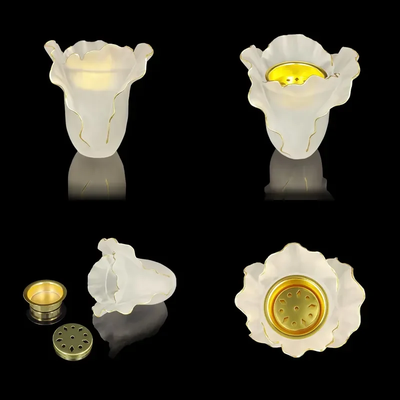 Handmade Crystal Incense burner Arabic Style Vase Baby Shower Giveaways Gifts