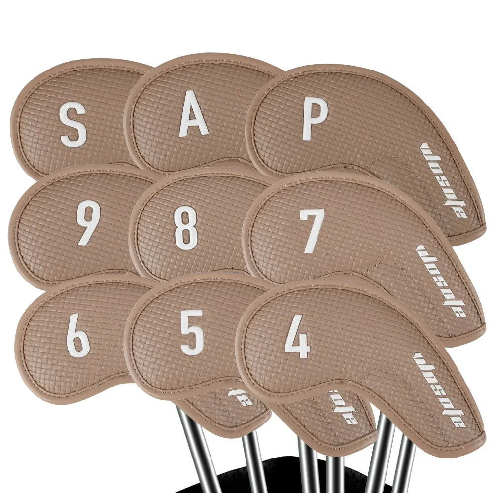 9-sets-portable-golf-club-head-covers-iron-head-protection-with-weaving-patterns-golf-accessories