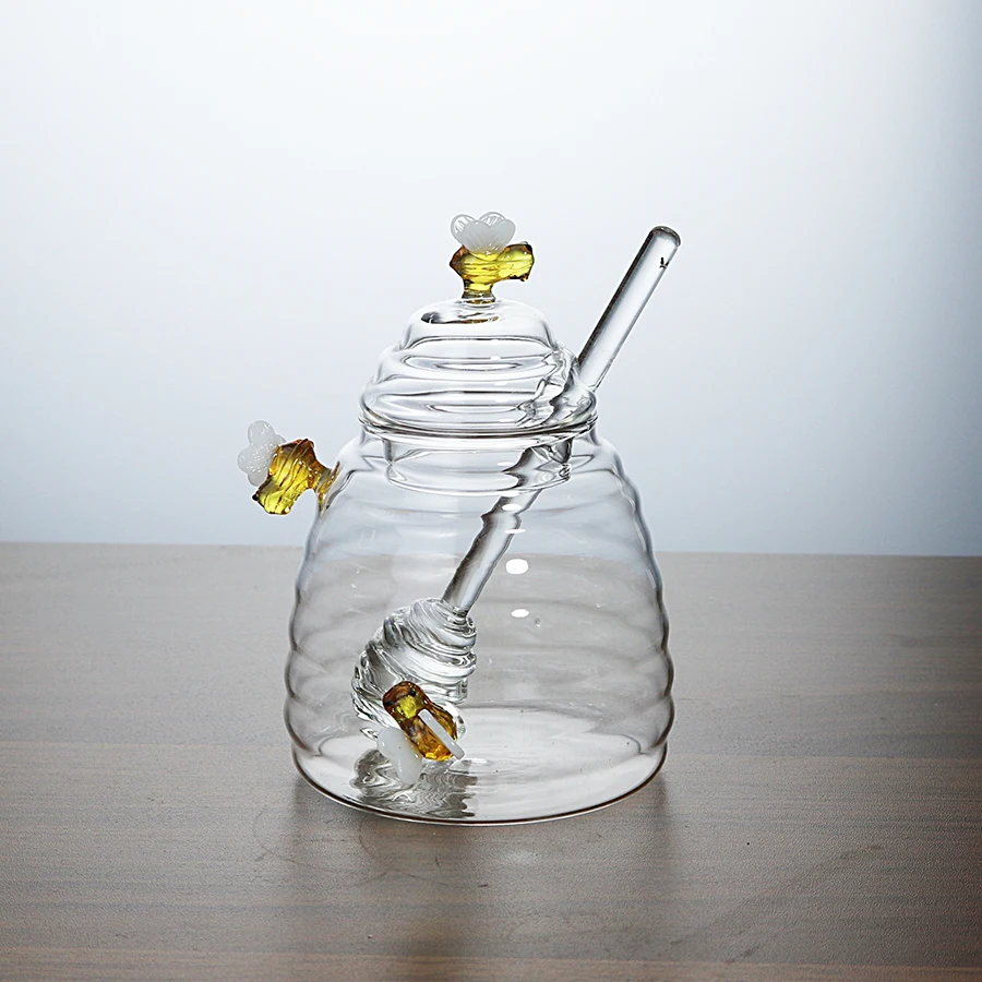 1 stuks glazen honingpot met l - Highball Glass Set recensie en prijs