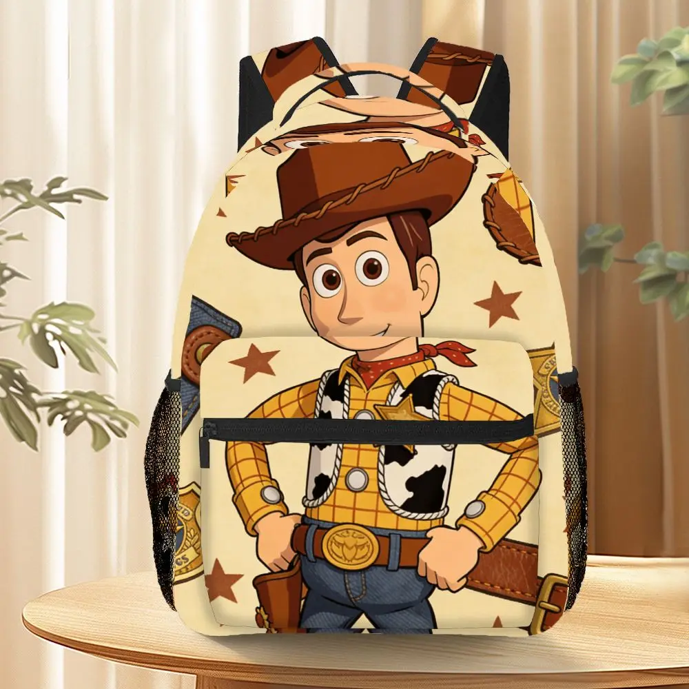 

1pc Toy Story Woody Pattern Printed Backpack, adjustable shoulder strap, essential for daily commuting and leisure