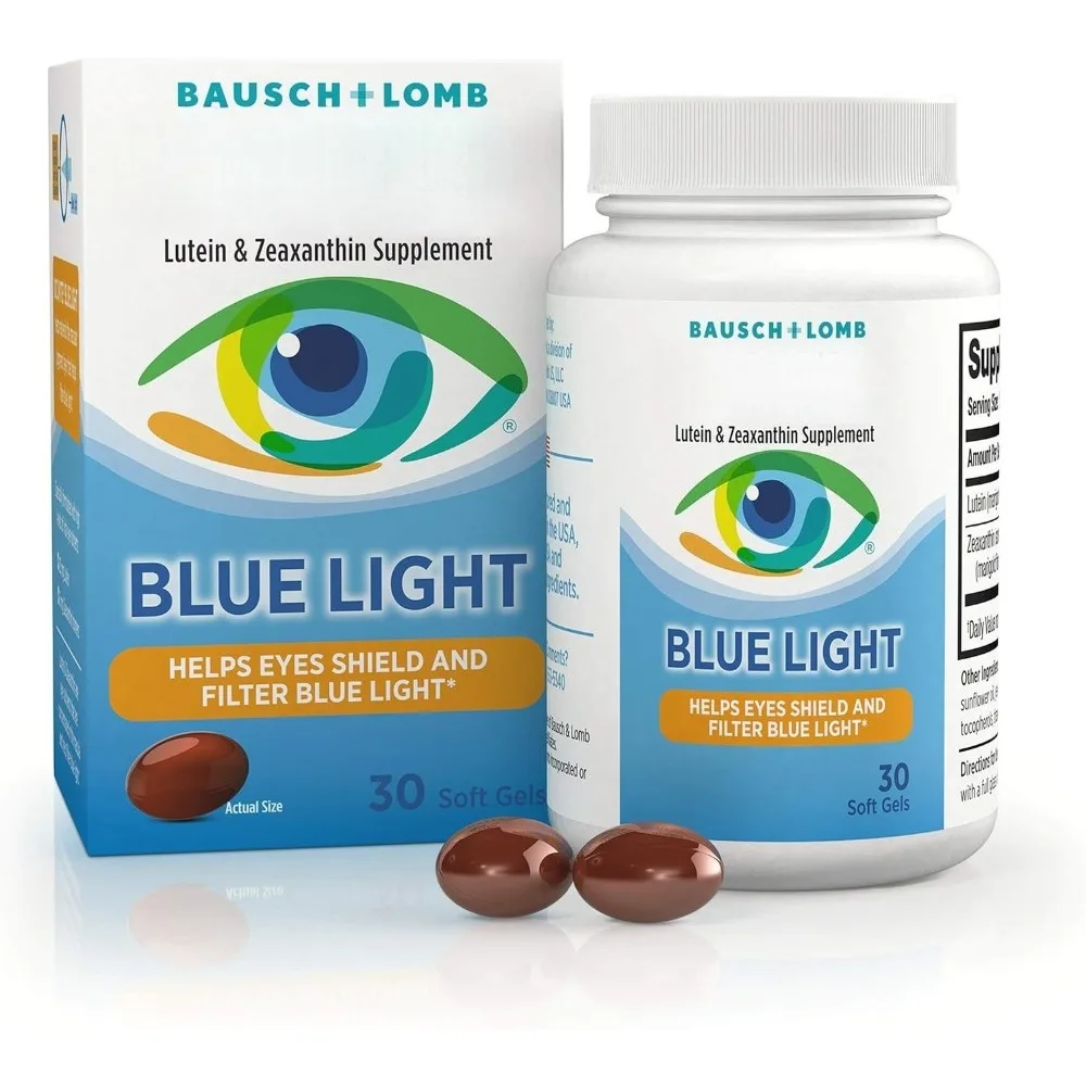 

Витаминно-минеральная добавка для глаз с цинком, витаминами C, E, Омега-3, лютеином, зеаксантином, 30 мягких капсул