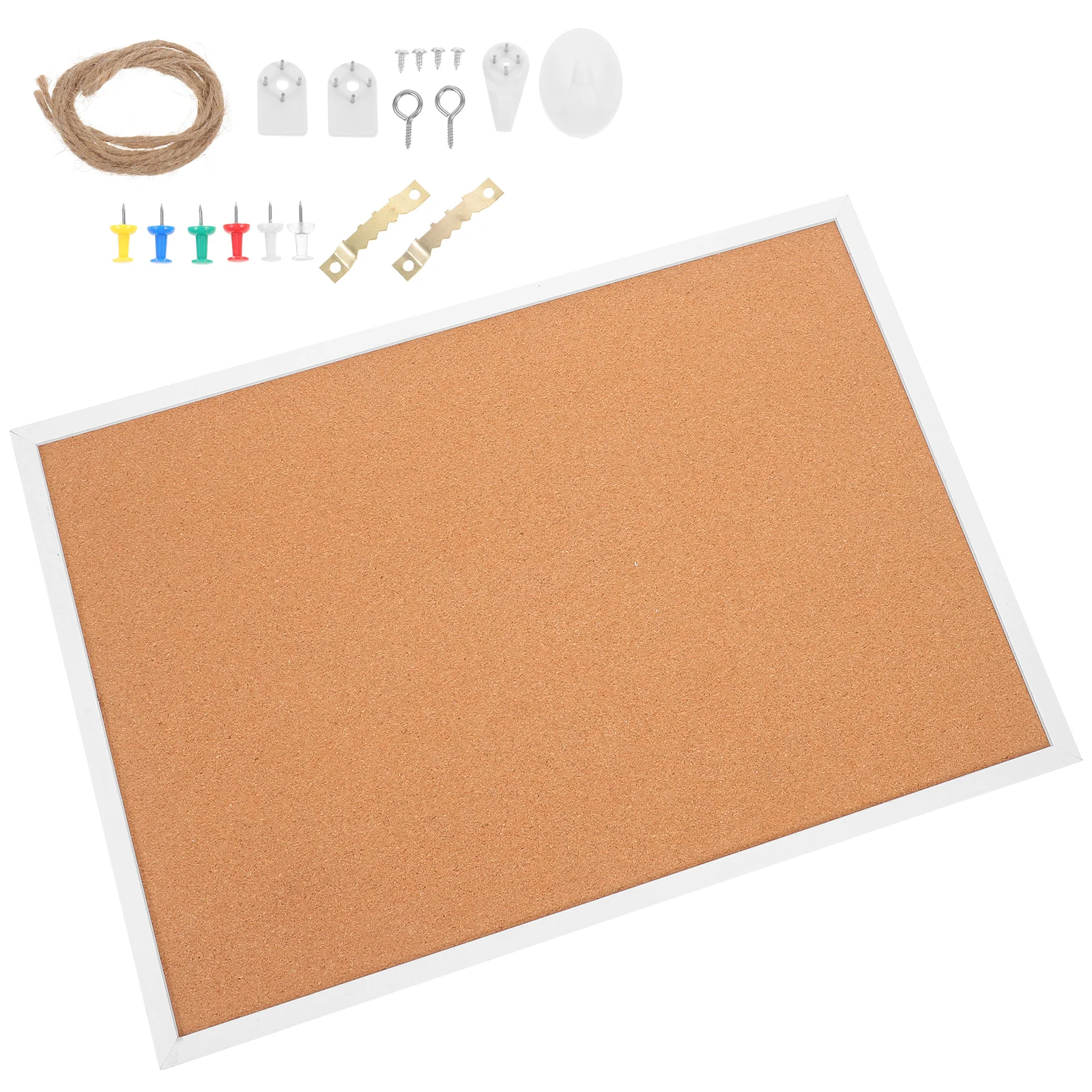 

Cork Bulletin 30x40cm Office Wall Photo Memo Notice Board for Photos Notes Messages Small Bulletin Board For Wall Soft Cork