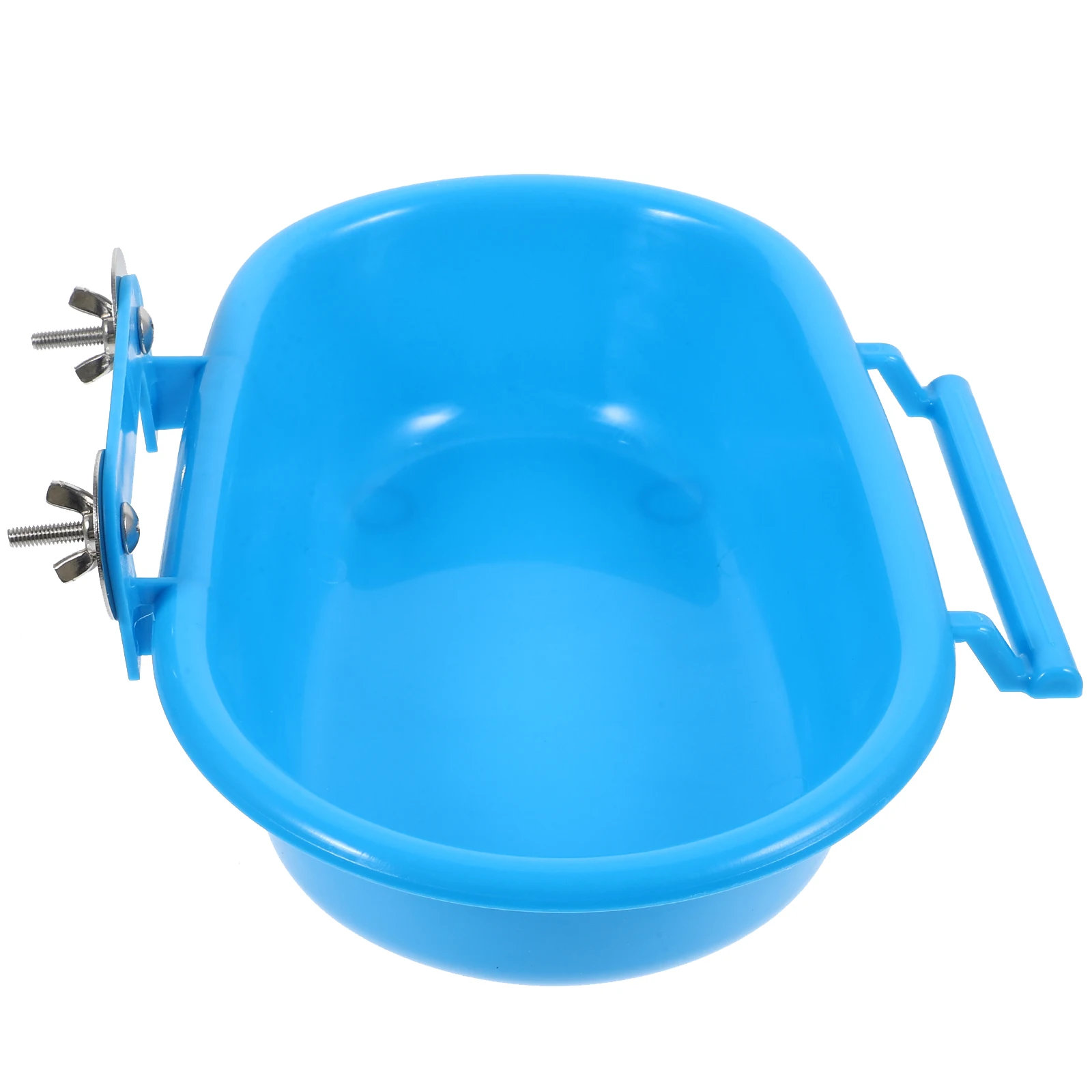 

Parrot Bath Tub Bird Baths for Cage Reusable Bathtub Small Shower Basin Hanging Box Easy PP Material Pet Supplies