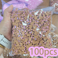 100pcs 3D Hawaii Tanning Kitty Nail Art Decoration Cute Bikini HelloKitty Pink Swimming Skirt Nail Charms Y2K Summer Nail Parts