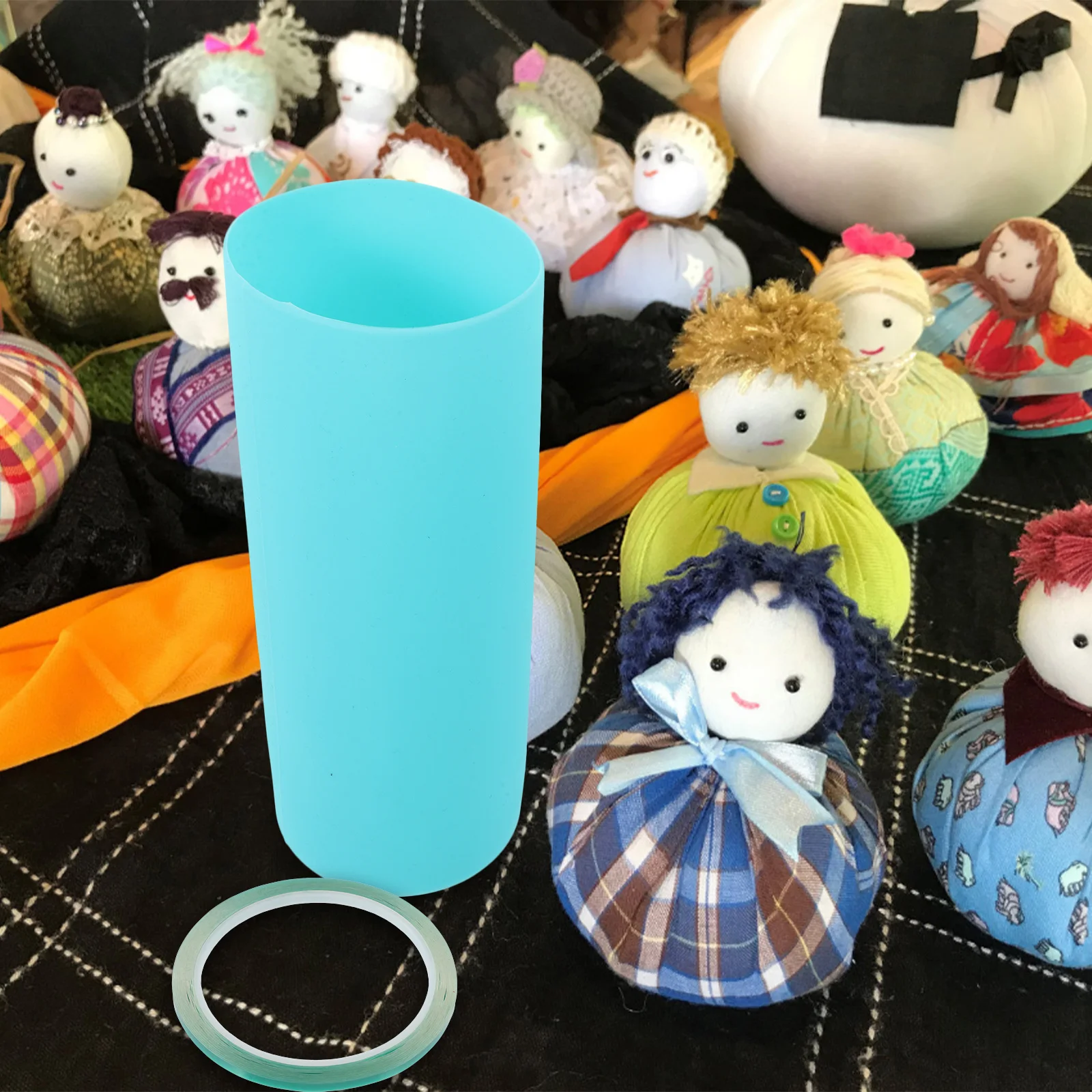 1 مجموعة سيليكون التسامي كم نقل الحرارة بهلوان يغطي دائم مقاومة للاهتراء حماية Diy كوب الطباعة المحمولة سهلة #3