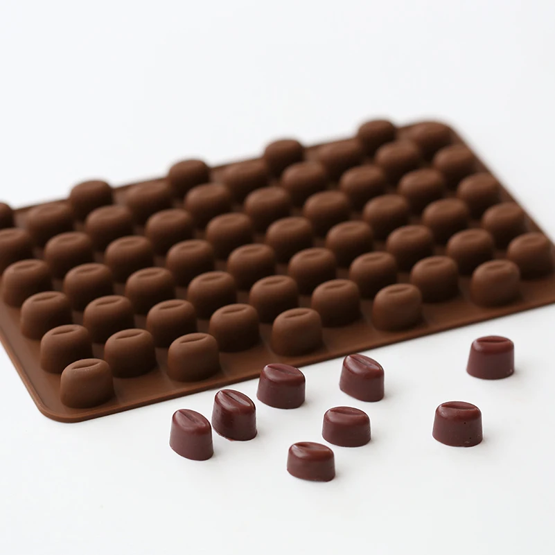 Kaffeebohnen Schokoladen form handgemachte Gummibärchen Silikon form Backwerk zeug