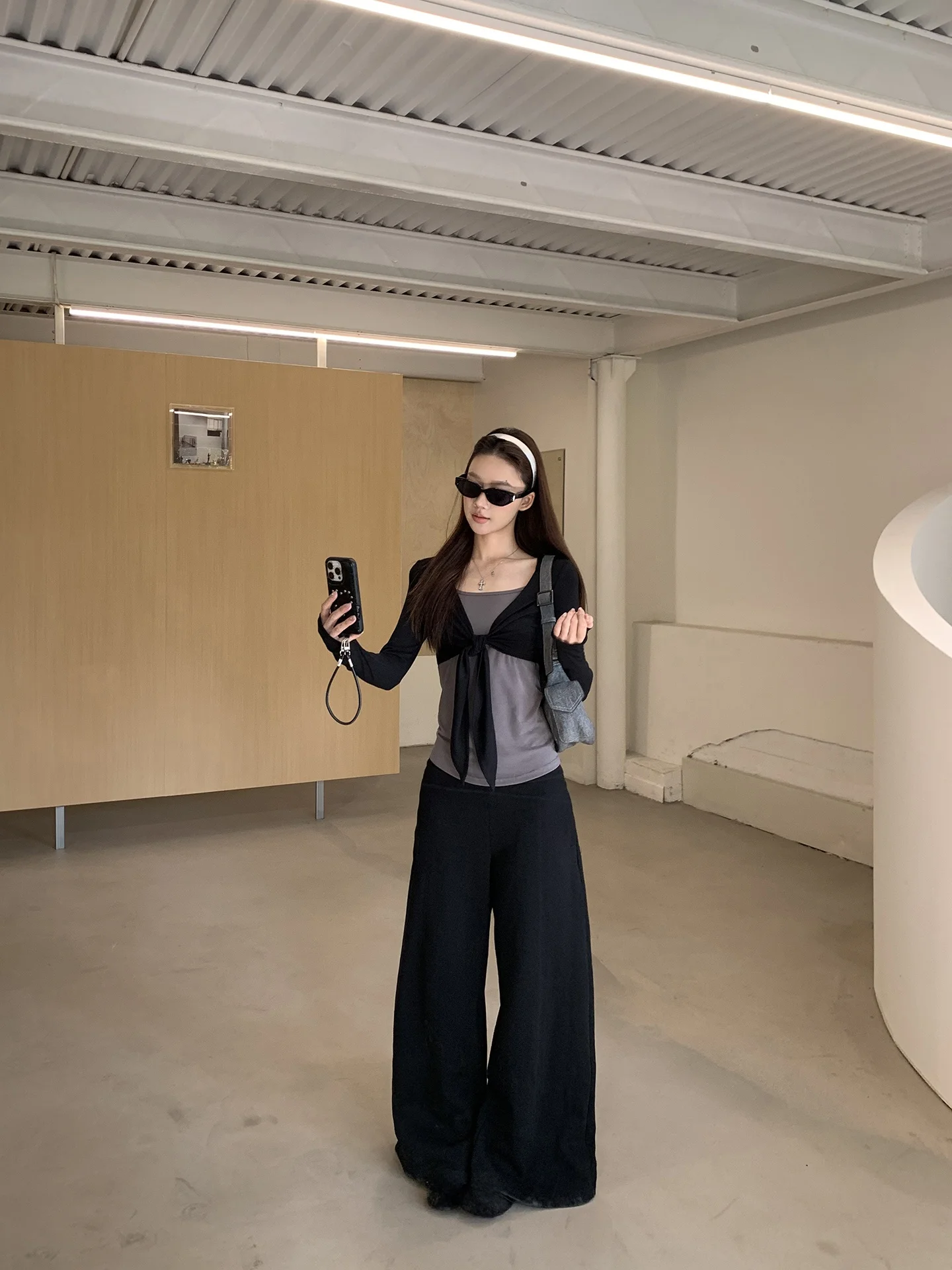 

Женские повседневные брюки Bla: свободные, широкие, в стиле BF, новые, трендовые 2026 года, для работы и отдыха, со средней/высокой талией, из хлопка, прямого кроя