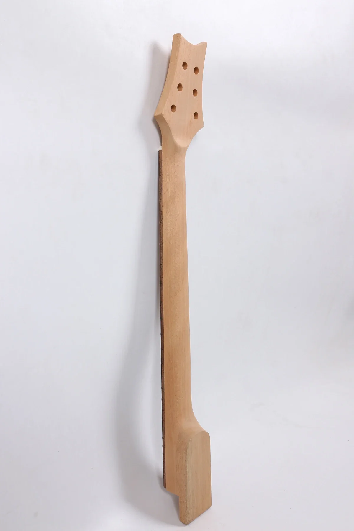 Yinfene Electric Guitar Neck Replacement Head 24 Fret 25.5 Inch Headstock Rosewood Fretboard Bird Inlay Truss Rod At Headstock