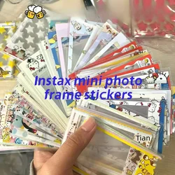 100 Pc, Instax Photo Frame Stickers,Photo Border Stickers for Fujifilm Instax Mini 12/11/9/8/70/40/25/90/liplay/evo Camera