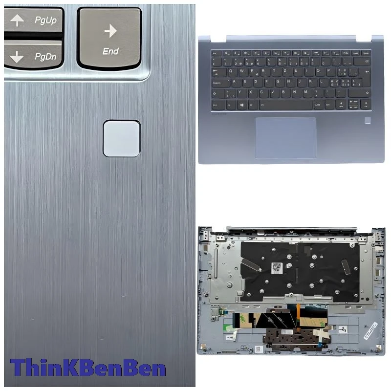 

Синий верхний чехол SWS Swiss Keyboard, упор для рук, чехол для Lenovo YOGA 530 Flex 6 14 14IKB 14ARR 5CB0R08500