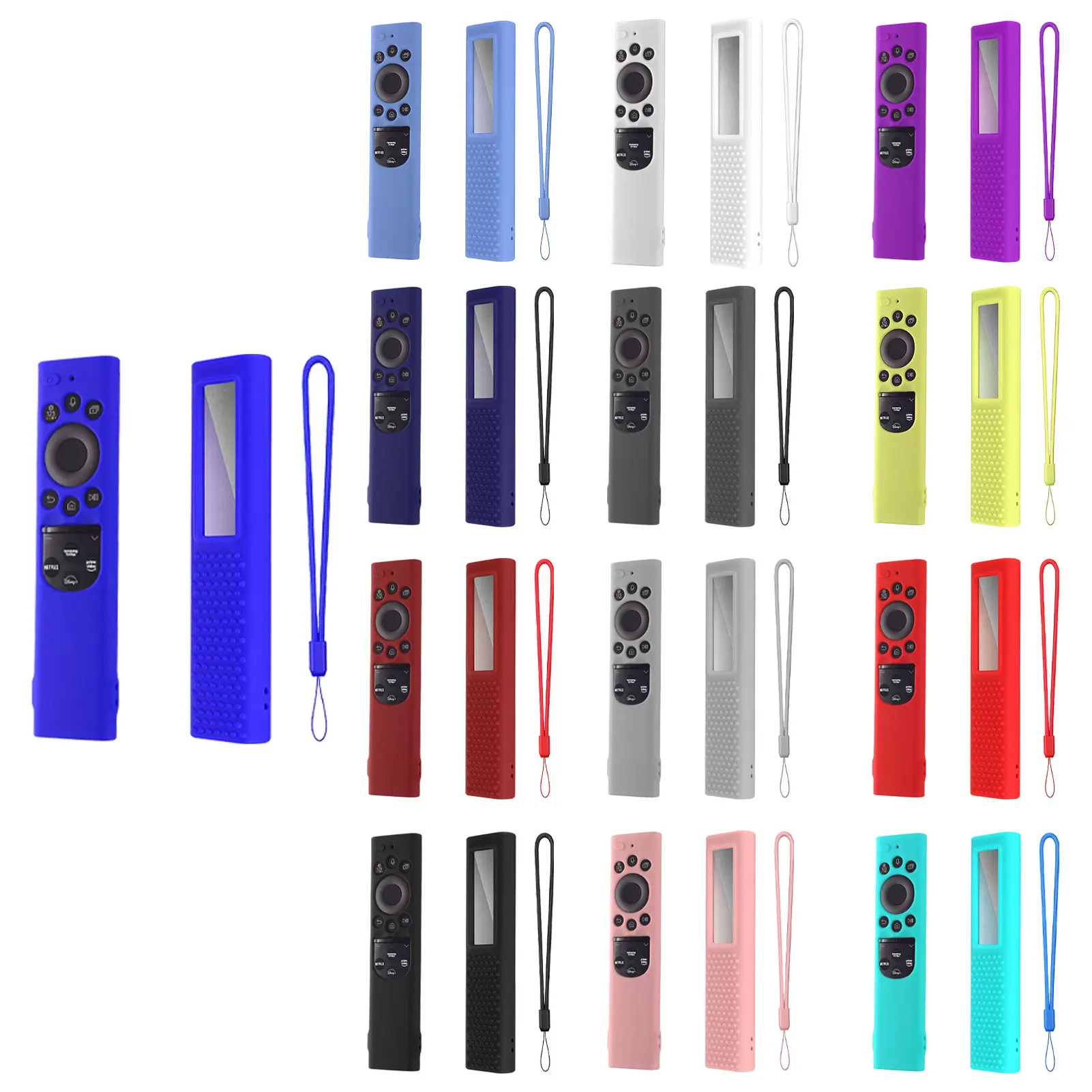 BN59 BN68 سيليكون واقية للصدمات الغطاء الواقي غطاء من السيليكون لجهاز التحكم عن بعد للتلفزيون سامسونج الذكي