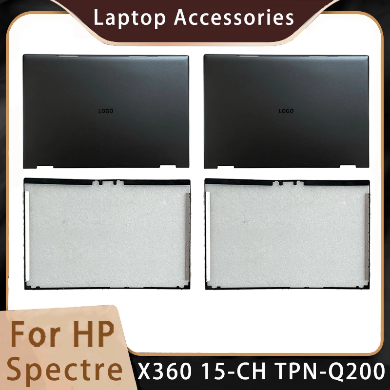 

New For HP Spectre x360 15-CH TPN-Q200;Replacement Laptop Accessories Lcd Back Cover/Front Bezel With LOGO