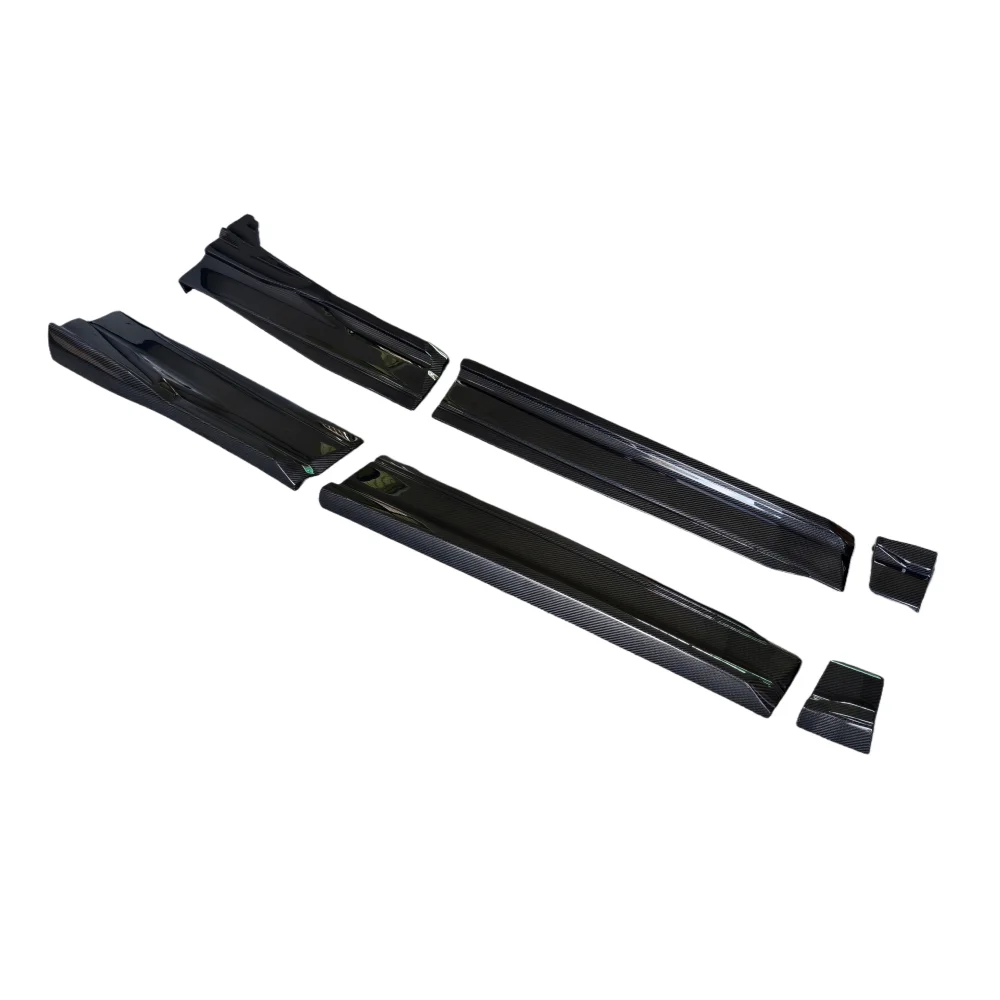 Upgraded Topcar Style Carbon Fiber Side Skirt Body Kit for Lamborghini URUS S, Customized Car Side Edge Kit, Car Supplies