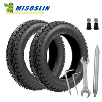 10 Inch Vacuum Tires with Valve for Xiaomi M365 Pro Pro2 1S MI3 Electric Scooter KickScooter 10x2-6.1 Off Road Tubeless Tire