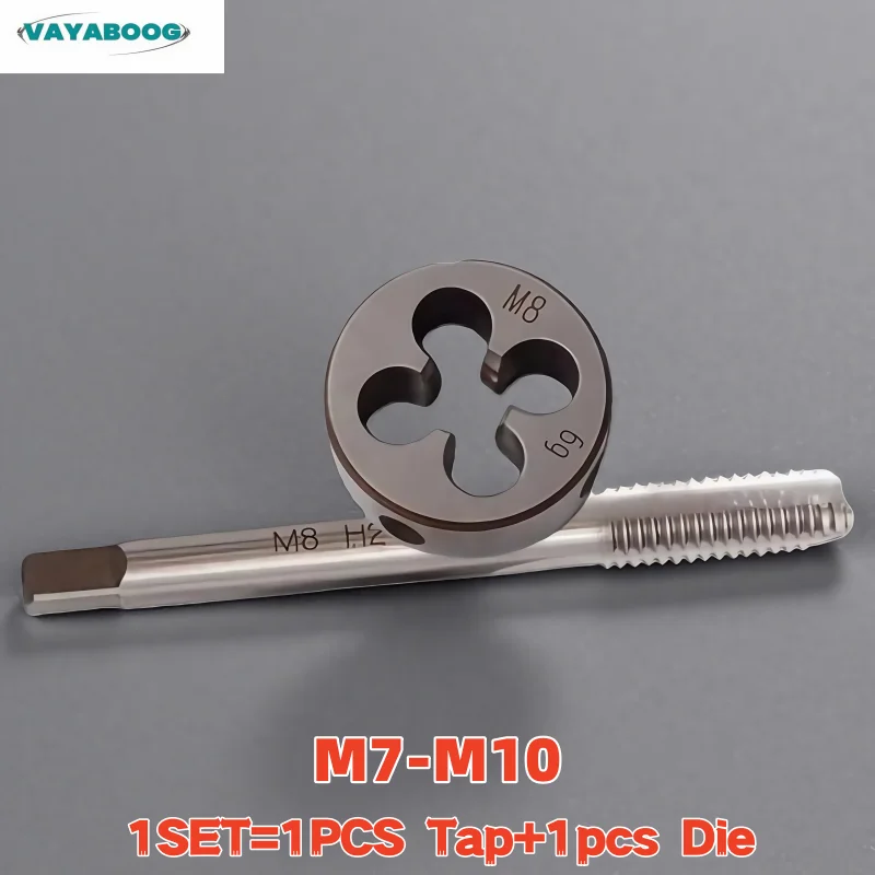 

Набор метчиков и штампов HSS с прямыми канавками M6.5-M10 для обработки металла. Набор метчиков и штампов.