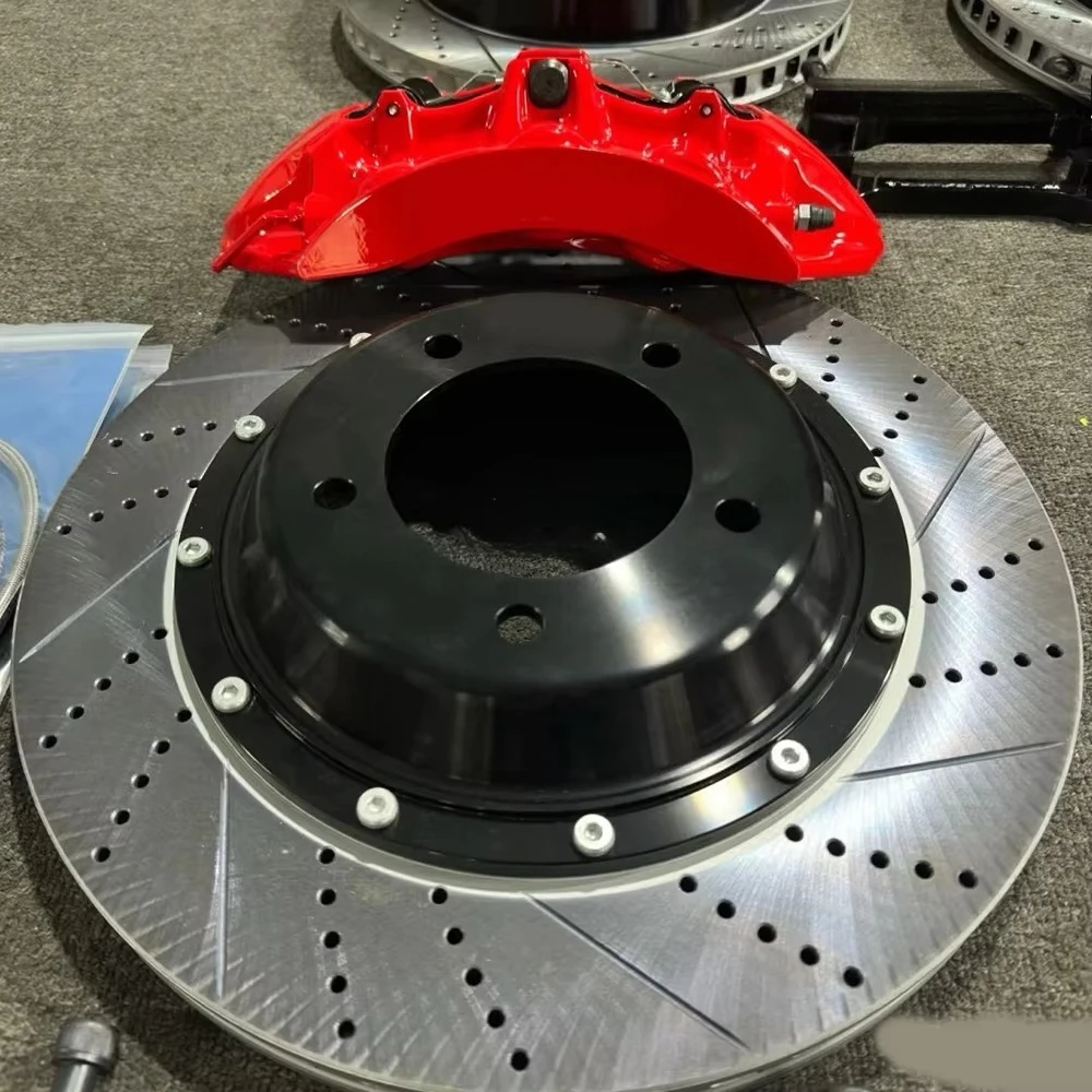

automotive braking system, large 6-piston brake caliper 4-piston caliper 380MM for Lc200 Lc300 Lc80 Lc100 Lc250 Lc70 Lc80 Lc76