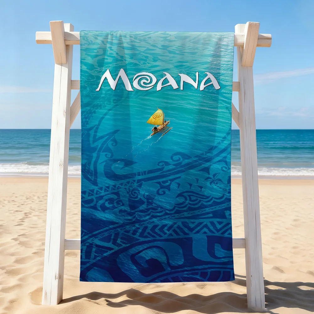 Toalla de baño con dibujos animados de M-Moana, toalla de baño para secar, aplicable para natación ligera, camping, yoga, playa