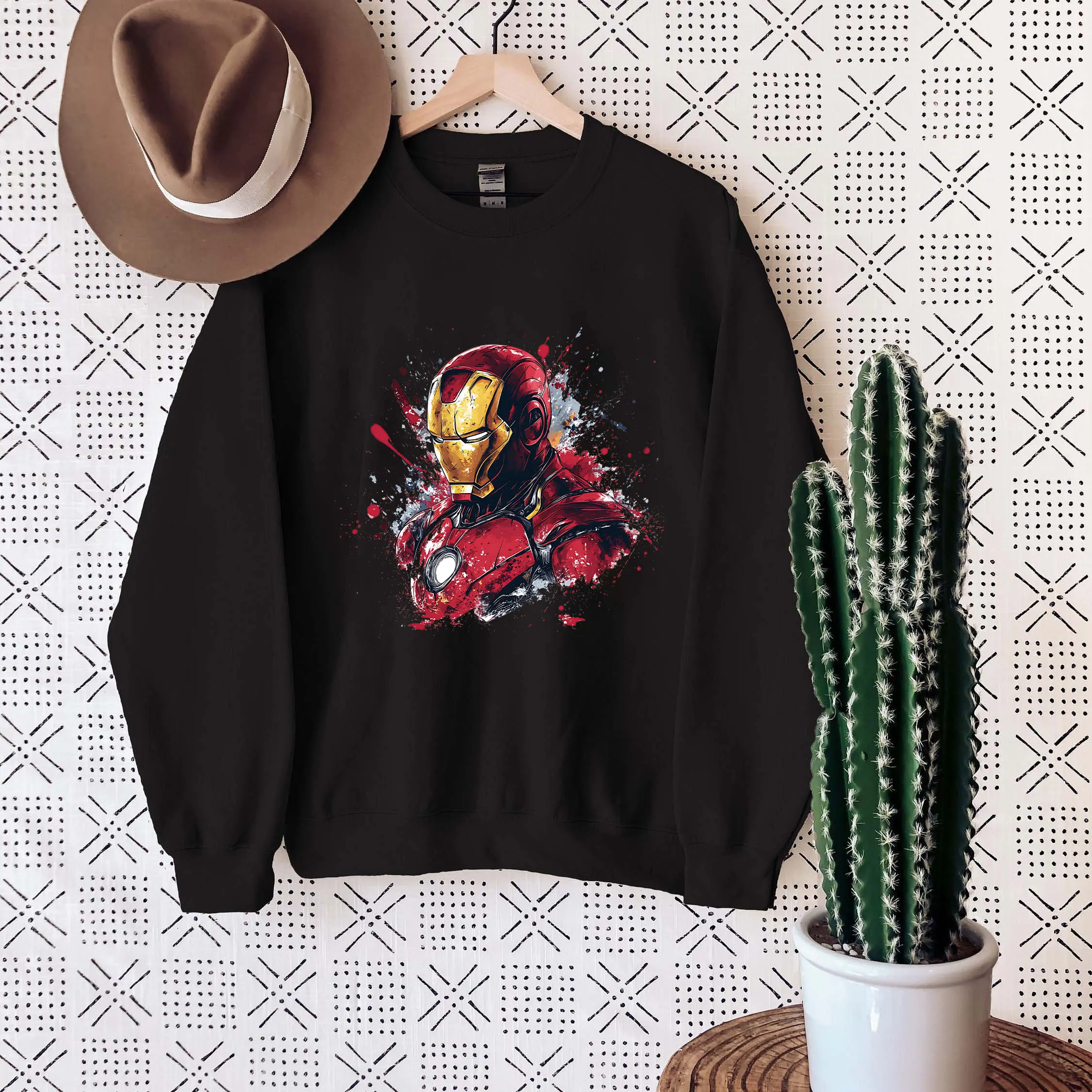 Super Hero Splash Iron on Decals Heat Transfer Stickers Thermal Patches for Tshirts Hoodies