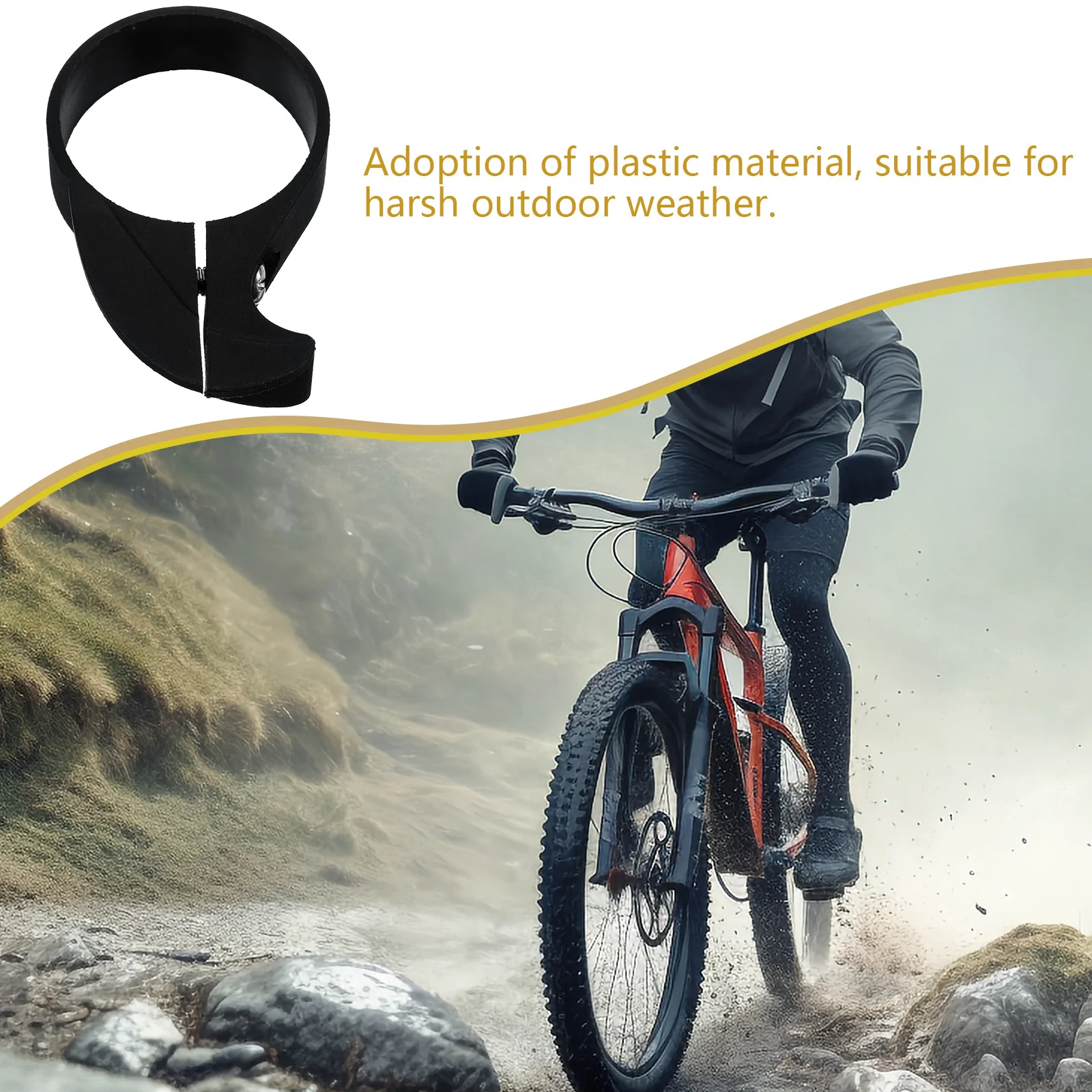 

Bike Chain Protector Plastic Durable Smooth Surface for Bicycle Chain Guide Guard Tool Outdoor Bike Supplies