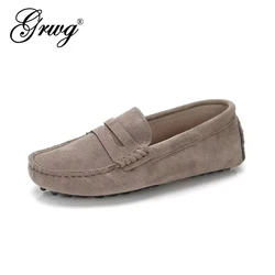 UAAQV scarpe donna scarpe basse primaverili in vera pelle mocassini Casual Slip On scarpe basse da donna mocassini scarpe da guida da donna