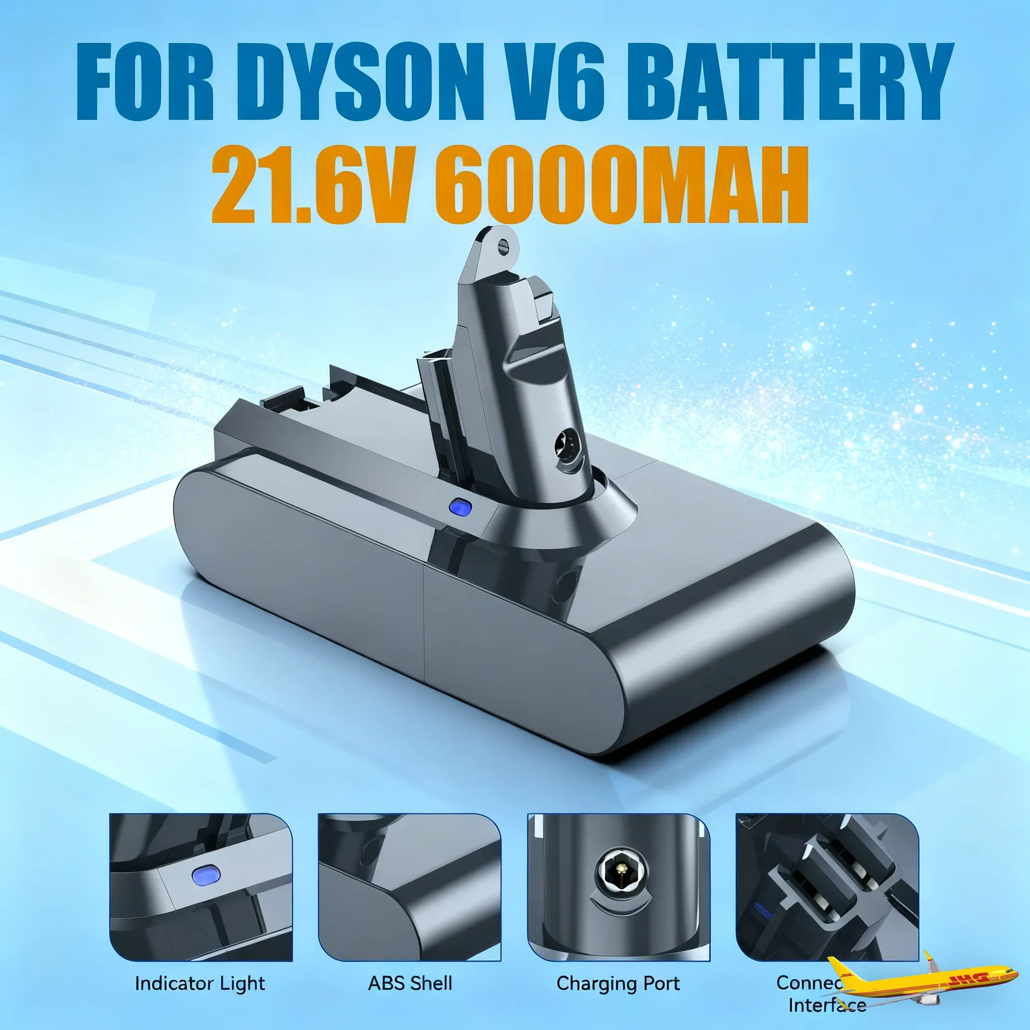 Powtree V6 Li-Ion V…