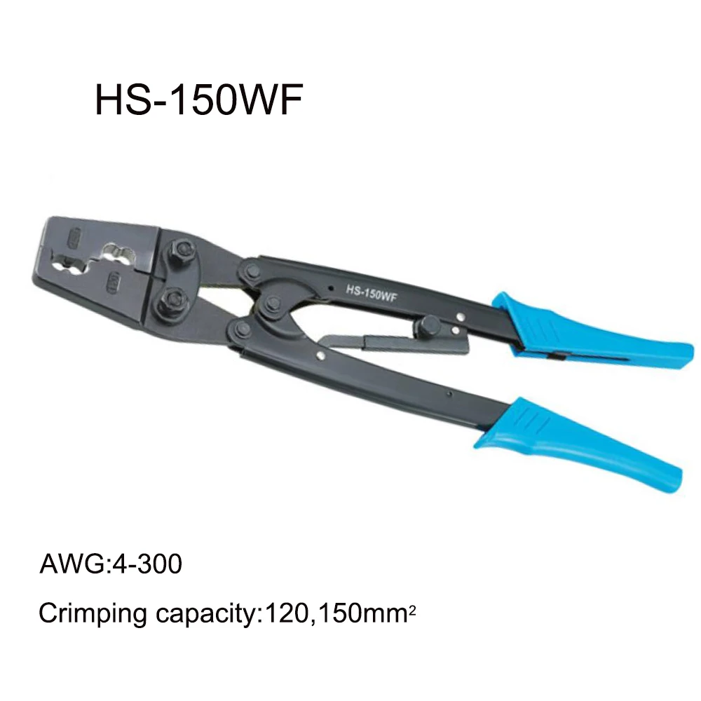 tool ratchet crimping plier european style HS-150WF With rachet device convenient operation and fine rust prevention