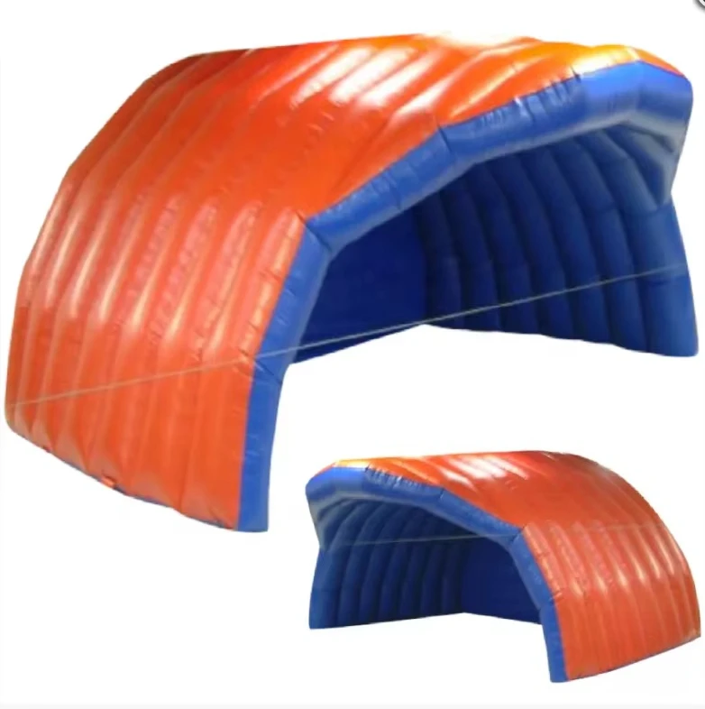 Inflatable Hail Proof Car Cover Car Garage Inflatable Event Tent Super Stage Cover Tent Black and Silver