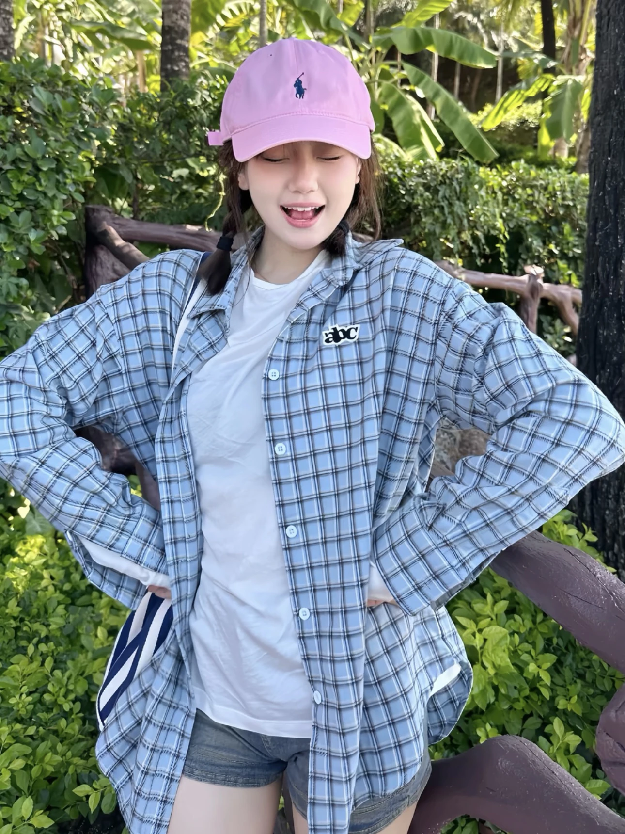 

Ретро корейский синий клетчатый свободный повседневный длинный све мужской утюг весна-лето защита от солнца универсальная верхняя одежда топ