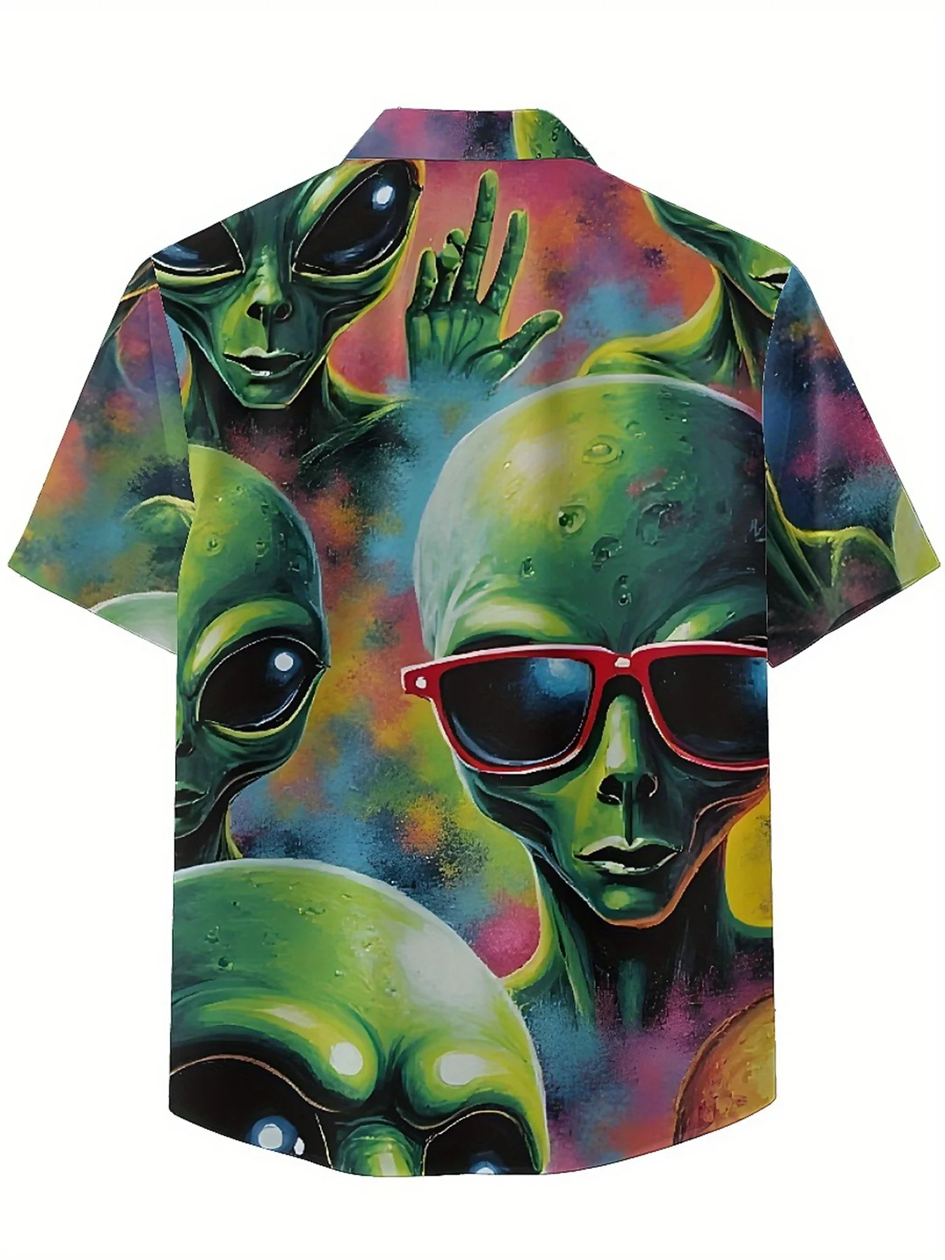 قمصان هاواي مقاس كبير للرجال بنمط أجانب، قمصان بأزرار، ملابس كاجوال للجنسين، قمصان صيفية