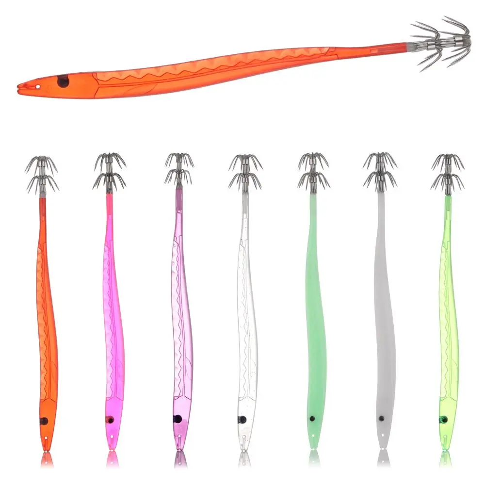 145 36g Luminous Umbrella Hook Squid Bait Fishing Octopus Cuttlefish Hook Artificial Bait Jigging Lure Outdoor Fishing Tackle