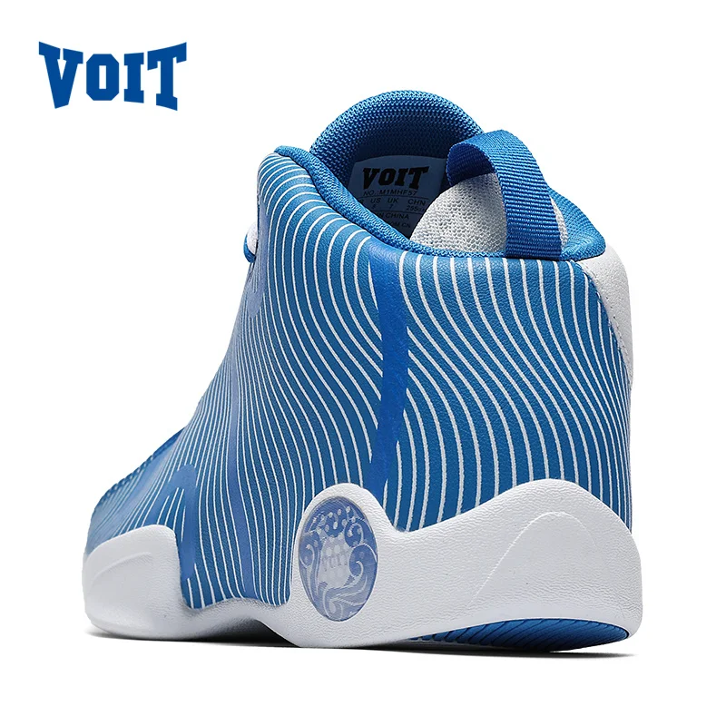 VOIT Tai Chi Professional Basketball Shoes Men Cushioning Anti-slip Field Combat High-top Sneakers Anti-rollover porous Sneakers