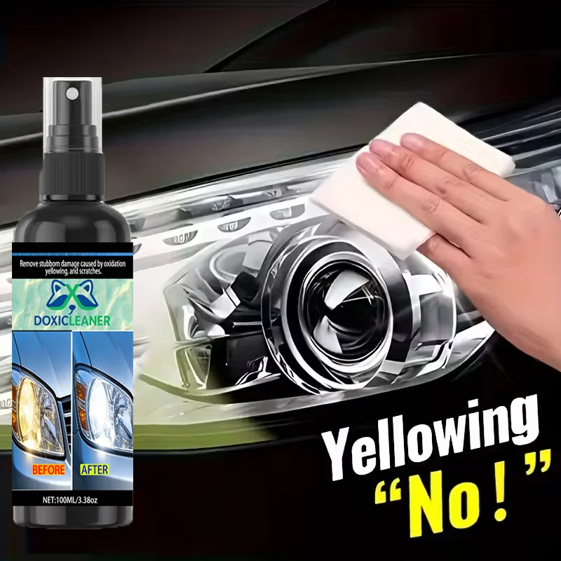 Car Headlight Restoration Brightness Renewal Paste; Restore Brightness Without Sanding; Remove Scratches And Restore The Brightn