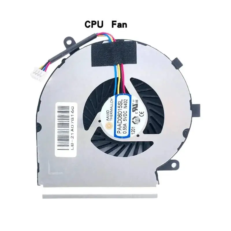 M وحدة المعالجة المركزية + GPU استبدال مروحة التبريد ل MSI GE62VR GL62M GP62MVR GL72MVR MS-16J9 GP72VR PE62 سلسلة مروحة الكمبيوتر المحمول