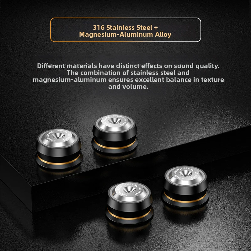 Audio Equipment Isolation Feet Speaker Shockproof Foot Speaker Bass Cannon Shockproof Foot Mat Suitable for AMP Decoding CD