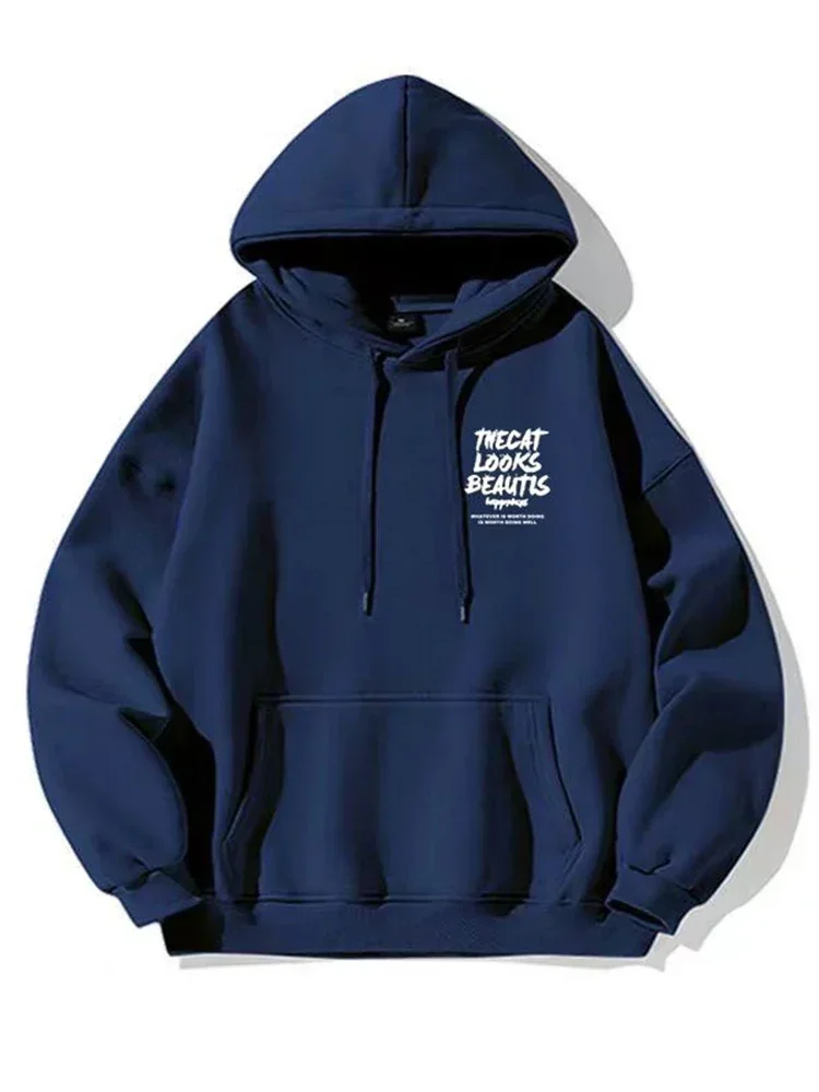2024 Yeni Eğlence Sokak Giyim Hoodie Moda erkek Rahat Hip Hop Sokak Giyim Y2K Kazak Hoodie S-3XL