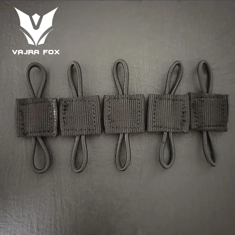 1/2/5PCS Tactical Gear Holder Clip Molle Webbing Retainer Elastic Binding Ribbon Buckle for Vests Backpacks Bags Tactical Buckle