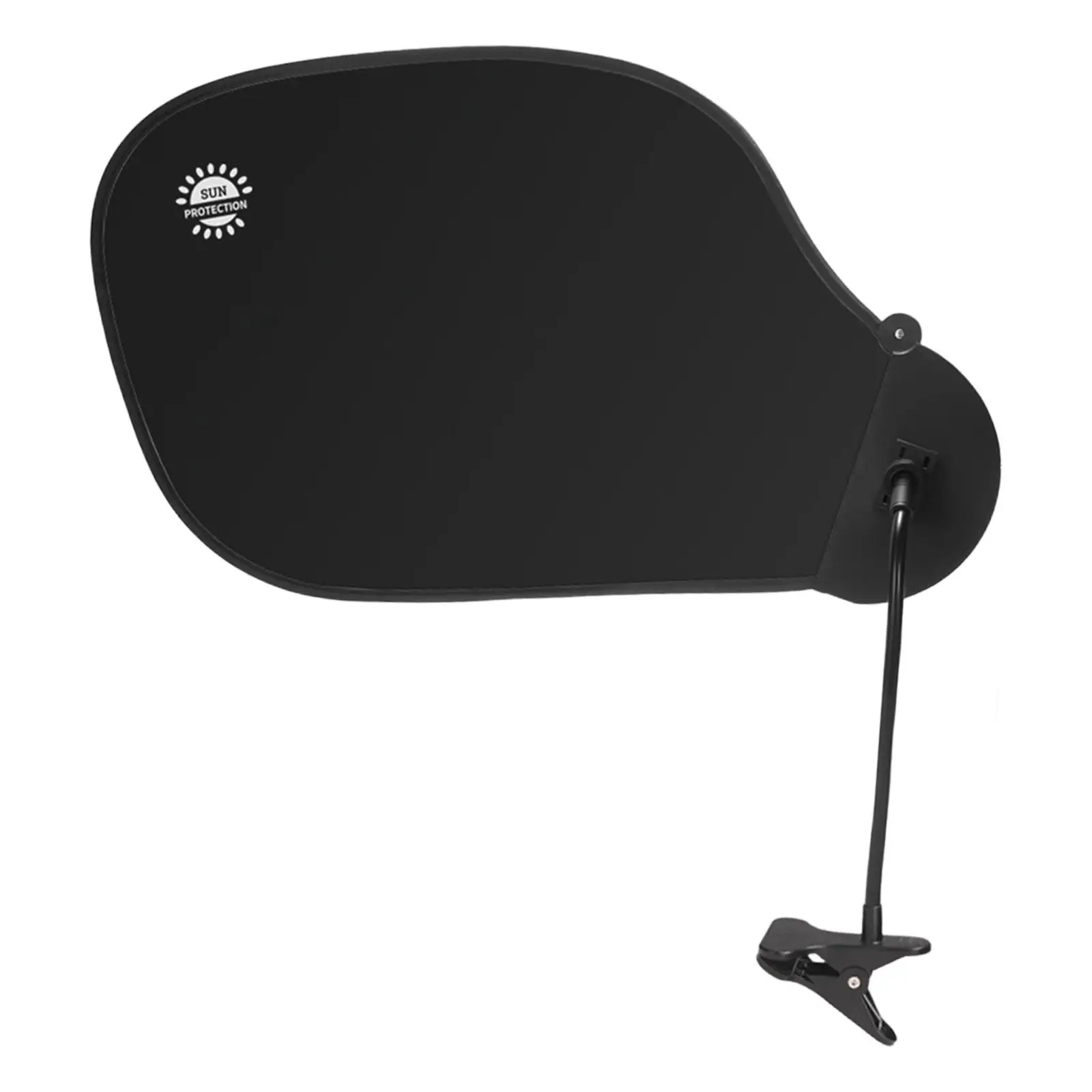 Office Computer Screen Light Shield with Clamp Portable Bendable Arm, Fully Adjustable Viewing Angles