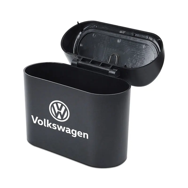 Car Trash Can Storage Box Vehicle Multifunctional Garbage Dust Case For Volkswagen VW Golf 4 R Rline Caddy Tiguan Polo Scirocco