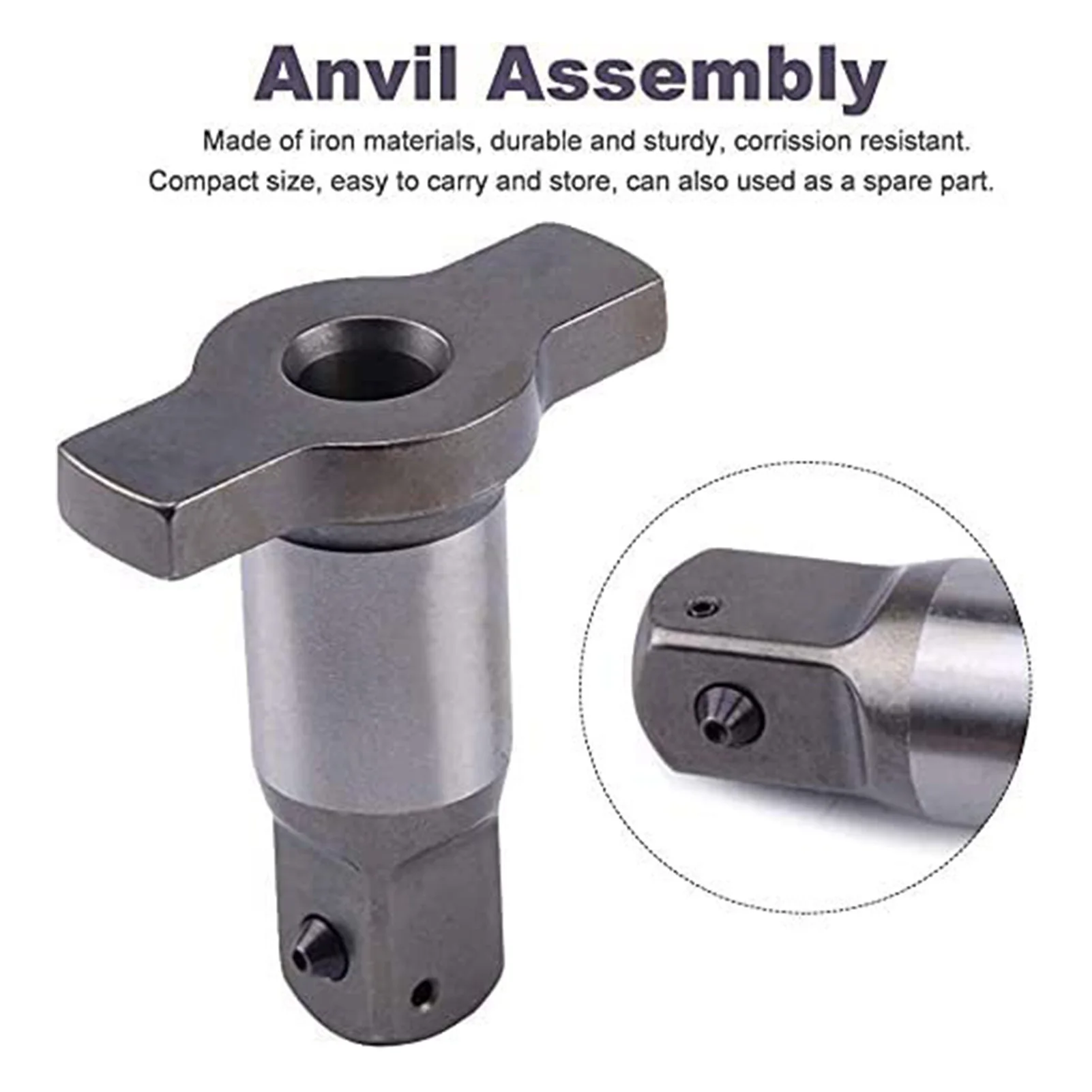 Cordless Wrench Anvil High Hardness Wear Resistance 1/2 Detent Pin Anvil N415874 for DCF899 DCF899B DCF899M1 DCF899P1 DCF899P2