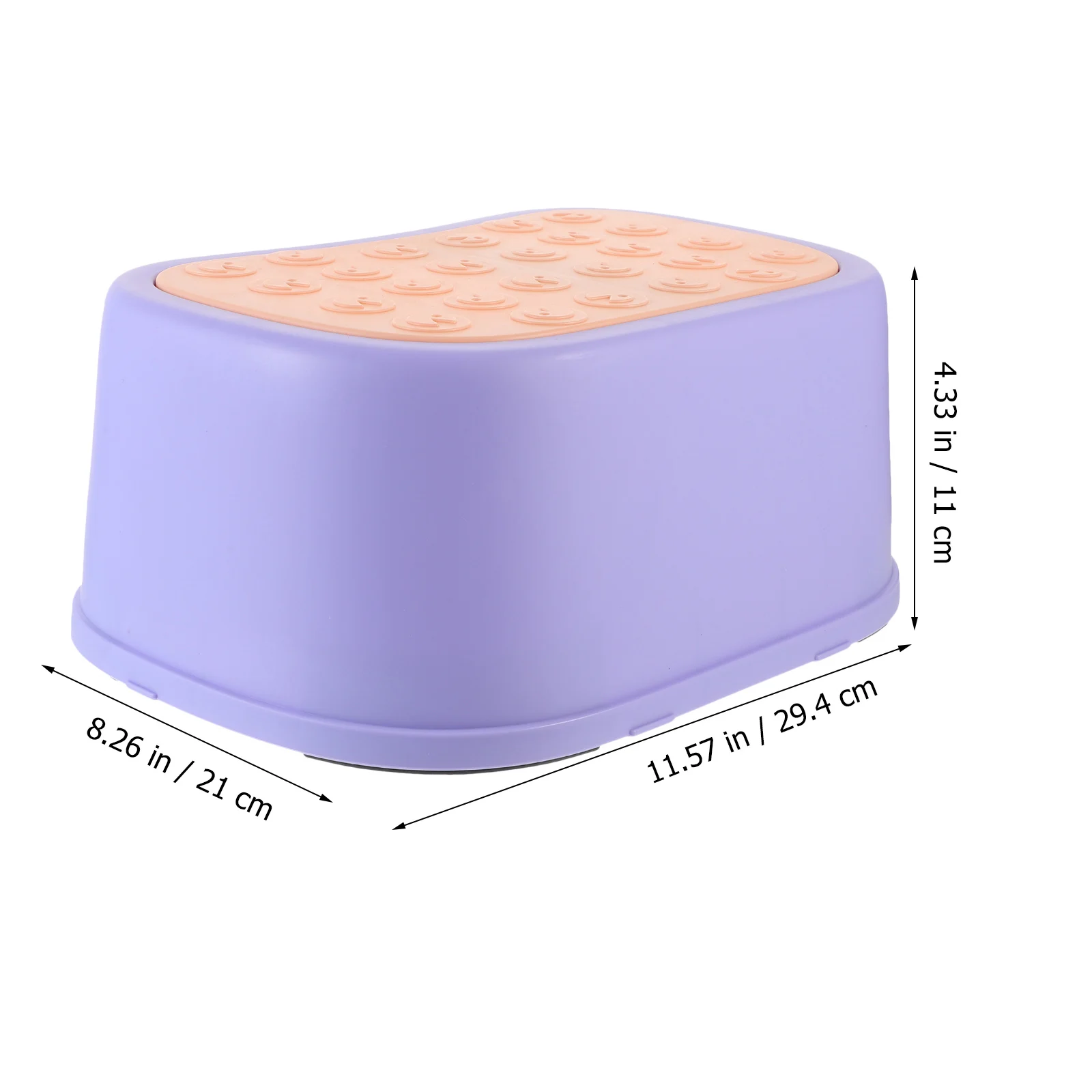 

1pc Footstool Toddler Step Small Kids PP Material Bathroom Bedroom Kitchen Plastic Stools Stable Firm Non Deform High