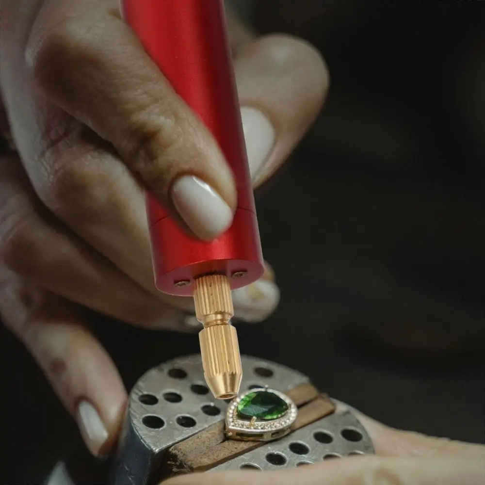 

High Precision Electric Engraver Mini Size Adjustable Speed USB Engraving Pen Aluminum Body 0.7-1.2mm Precision Rotary Tool