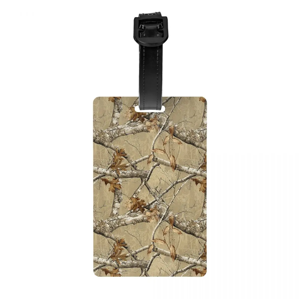 Custom Real Tree Camouflage Camo Pattern Luggage Tags Custom Baggage Tags Privacy Cover Name ID Card