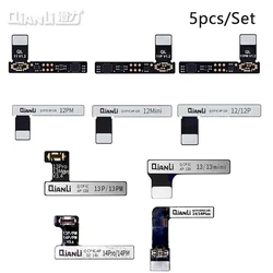 5PCS/Set Qianli Battery Repair Flex Tag On For iPhone 11 12 13 14 Pro Max Mini For Remove Warning Battery External Flex Cable